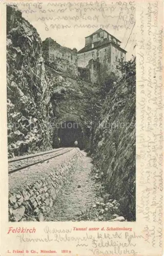 AK / Ansichtskarte Feldkirch  Vorarlberg AT Tunnel unter der Schattenburg