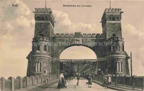 AK / Ansichtskarte KIEL  CITY Hochbruecke bei Levensau