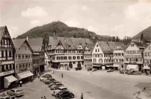 AK / Ansichtskarte URACH Bad Marktplatz