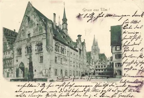 AK / Ansichtskarte ULM  Donau Rathaus