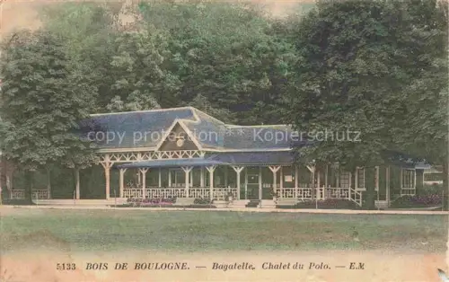 AK / Ansichtskarte Bois de Boulogne 75 Paris Bagatelle Chalet du Polo