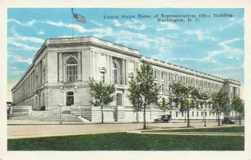 AK / Ansichtskarte WASHINGTON  DC USA United States House of Representatives Office Building Illustration