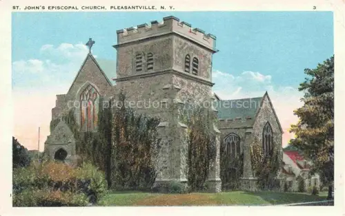 AK / Ansichtskarte Pleasantville New York USA John's Episcopal Church