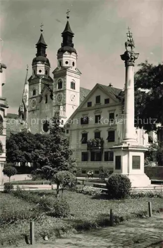 AK / Ansichtskarte Brixen Bressanone Suedtirol IT Blick zur Kirche Denkmal