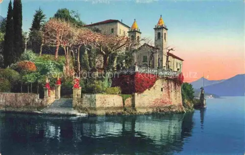 AK / Ansichtskarte Punta Balbianello Tremezzo Lago di Como Lombardia IT Ansicht vom See aus