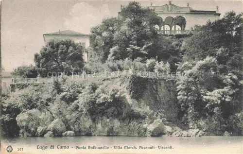 AK / Ansichtskarte Punta Balbianello Tremezzo Lago di Como Lombardia IT Villa March Arconati Visconti