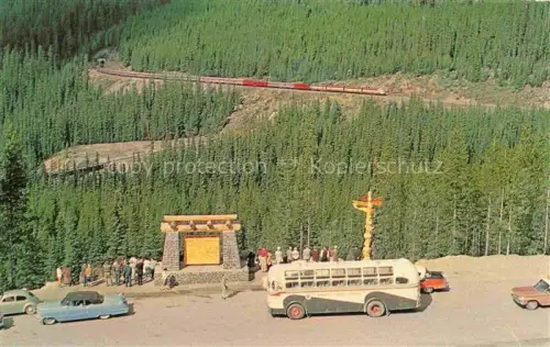 AK / Ansichtskarte Yoho National Park Field Hill British Columbia Canada Famous Spiral Tunnels C.P. Railways Canadian