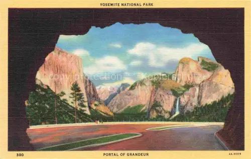 AK / Ansichtskarte Yosemite-National Park California USA Portal of Grandeur