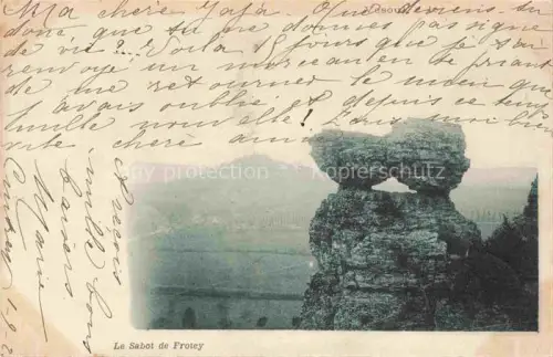AK / Ansichtskarte Vesoul 70 Haute Saone Le Sabot de Frotey Felsformation