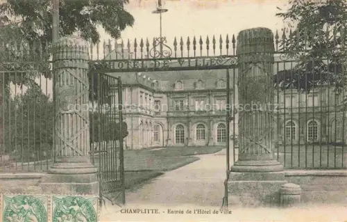 AK / Ansichtskarte Champlitte VESOUL 70 Haute-Saone Entrée de l'Hôtel de Ville