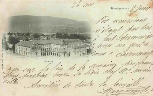 AK / Ansichtskarte Remiremont Romberg Epinal 88 Vosges Le Collège
