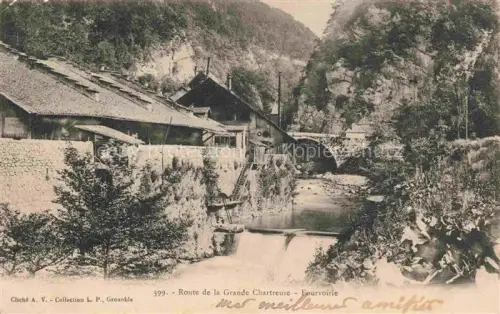 AK / Ansichtskarte Grande Chartreuse Saint-Pierre-de-Chartreuse GRENOBLE 38 Isere Route de la Grande Chartreuse Fourvoirie
