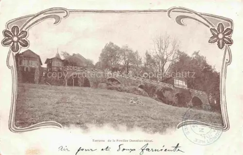 AK / Ansichtskarte Feuillee Dorothee La EPINAL 88 Vosges Terrasse de la Feuille Dorothée-Hôtel