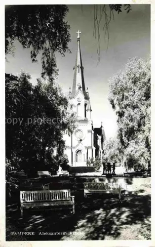 AK / Ansichtskarte Tampere Suomi Aleksanterin Kirche
