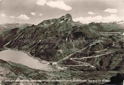 AK / Ansichtskarte Silvretta-Hochalpenstrasse AT mit Fermuntsee und Sivrettasee