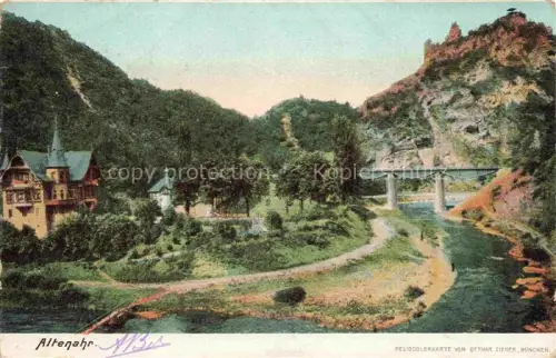 AK / Ansichtskarte Altenahr Ahrweiler Rheinland-Pfalz Panorama Bruecke Ahrpartie
