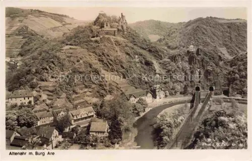 AK / Ansichtskarte Altenahr Ahrweiler Rheinland-Pfalz Burg Are Fliegeraufnahme