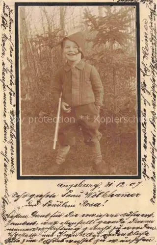 AK / Ansichtskarte AUGSBURG  CITY Kleiner Lausbub