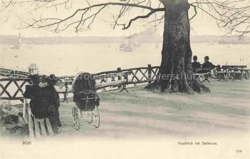 AK / Ansichtskarte KIEL  CITY Ausblick bei Bellevue