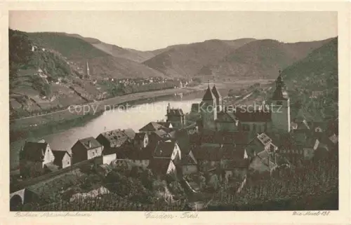 AK / Ansichtskarte Karden Treis-Karden Mosel Rheinland-Pfalz Panorama Kirche