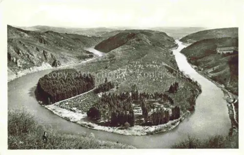 AK / Ansichtskarte Orscholz Mettlach Merzig-Wadern Saarland Saarschleife Panorama