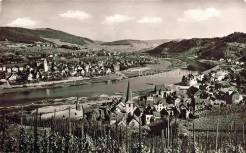 AK / Ansichtskarte Alf Bullay Mosel Panorama