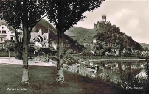 AK / Ansichtskarte Cochem Kochem Mosel Panorama mit Schlossblick