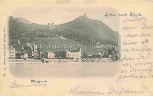 AK / Ansichtskarte Koenigswinter Rhein Partie am Rhein