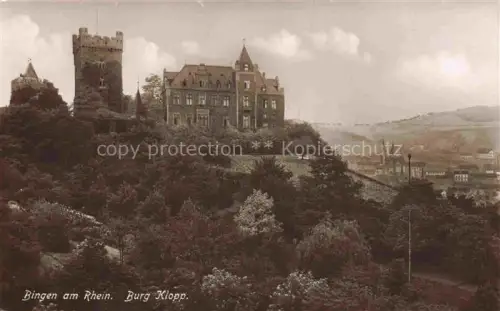AK / Ansichtskarte Bingen Rhein Rheinland-Pfalz Burg Klopp