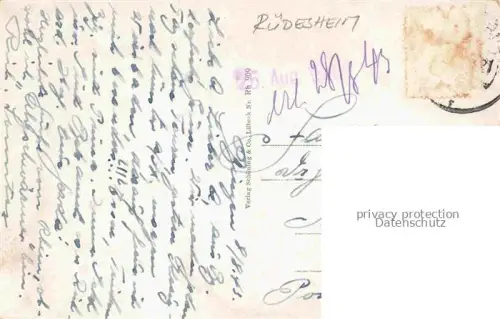 AK / Ansichtskarte RueDESHEIM am Rhein Hessen Rheinstrasse