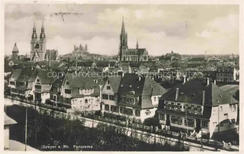 AK / Ansichtskarte SPEYER Rhein Panorama Kirchen