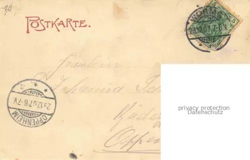 AK / Ansichtskarte WORMS Rhein Eisenbahnbruecke