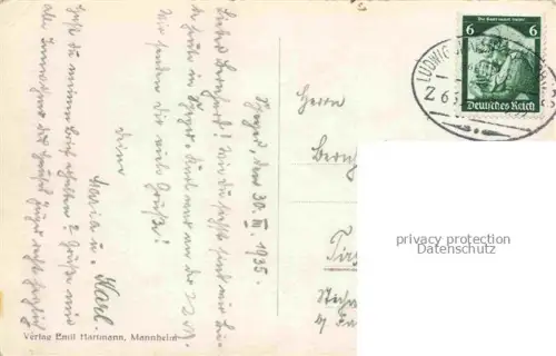 AK / Ansichtskarte SPEYER Rhein Rheinpartie mit Dom am Abend