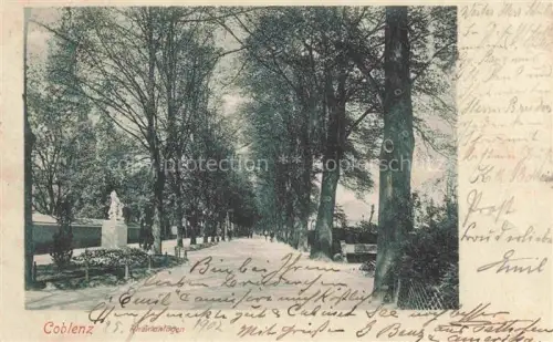 AK / Ansichtskarte Coblenz KOBLENZ Rheinanlagen