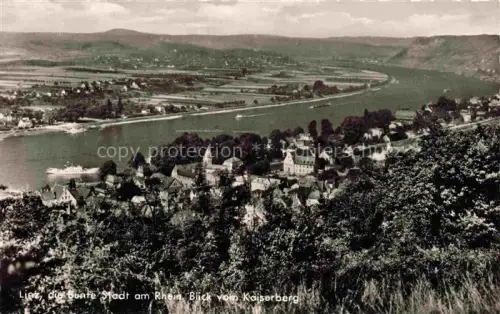 AK / Ansichtskarte Linz Rhein Rheinland-Pfalz Blick vom Kaiserberg