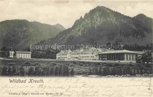 AK / Ansichtskarte Wildbad Kreuth Bayern Kurhaus