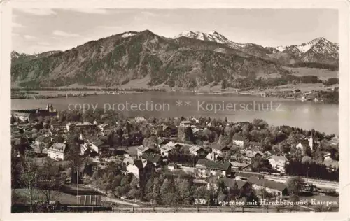AK / Ansichtskarte Tegernsee Bayern mit Hirschberg und Kampen