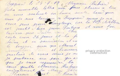 AK / Ansichtskarte Boppard Rhein Rheinland-Pfalz Panorama