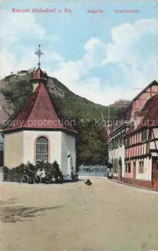 AK / Ansichtskarte Rhoendorf Bad Honnef NRW Kapelle und Drachenfels