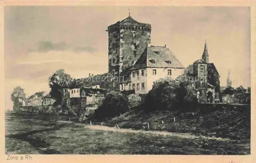AK / Ansichtskarte Zons Rhein NRW Burg