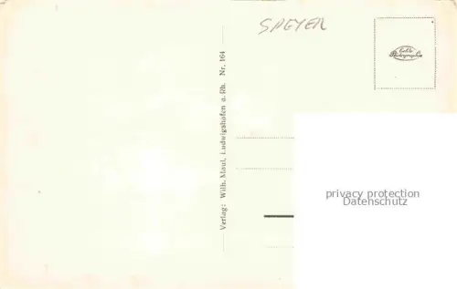 AK / Ansichtskarte SPEYER Rhein Der Kaiserdom