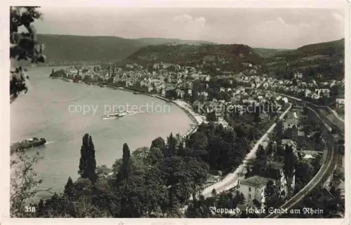 AK / Ansichtskarte Boppard Rhein Rheinland-Pfalz Rheinpanorama