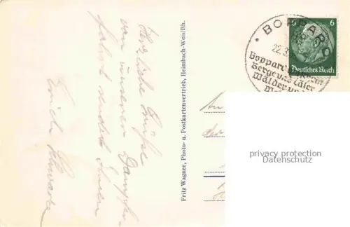 AK / Ansichtskarte Boppard Rhein Rheinland-Pfalz Rheinpanorama