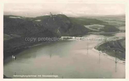 AK / Ansichtskarte Hohensyburg Dortmund NRW Hohensyburg Denkmal mit Stauseeanlage