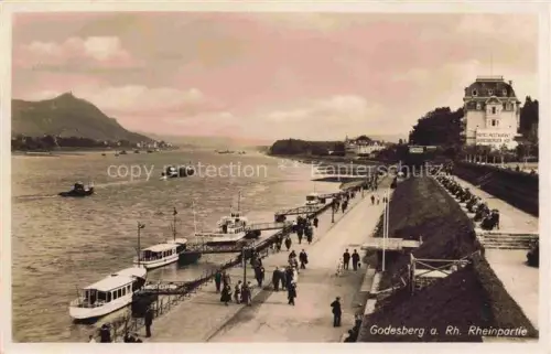 AK / Ansichtskarte Godesberg Bad Bonn Rheinpartie