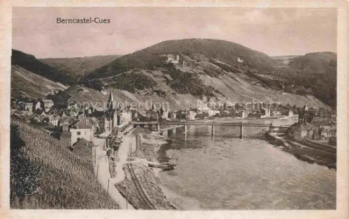 AK / Ansichtskarte Berncastel BERNKASTEL-KUES Rheinland-Pfalz Panorama