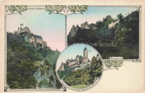 AK / Ansichtskarte Veldenz Bernkastel-Wittlich Rheinland-Pfalz Schloss Veldenz Burgweg Schloss vor Zerstoerung 1681