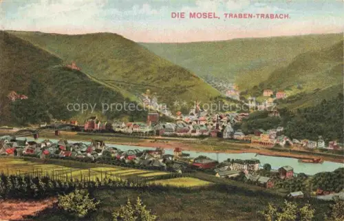AK / Ansichtskarte Traben-Trarbach Mosel Moselpartie