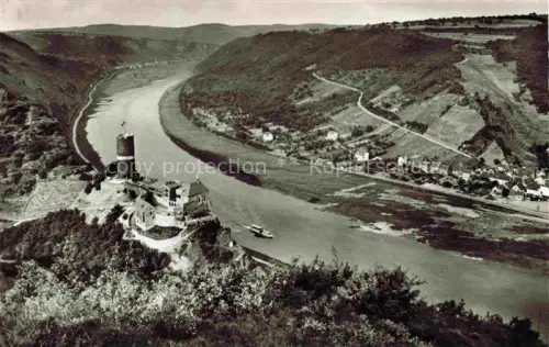 AK / Ansichtskarte Burgen Mosel Mayen-Koblenz Rheinland-Pfalz Panorama Gasthaus Schloss Waldeck Burg Bischofstein