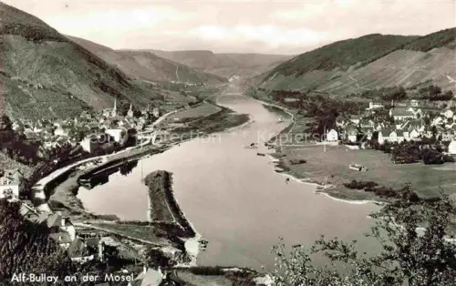 AK / Ansichtskarte Alf Bullay Mosel Panorama Moselpartie